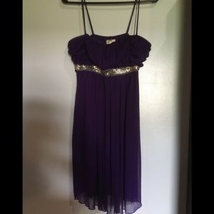 Purple prom dress